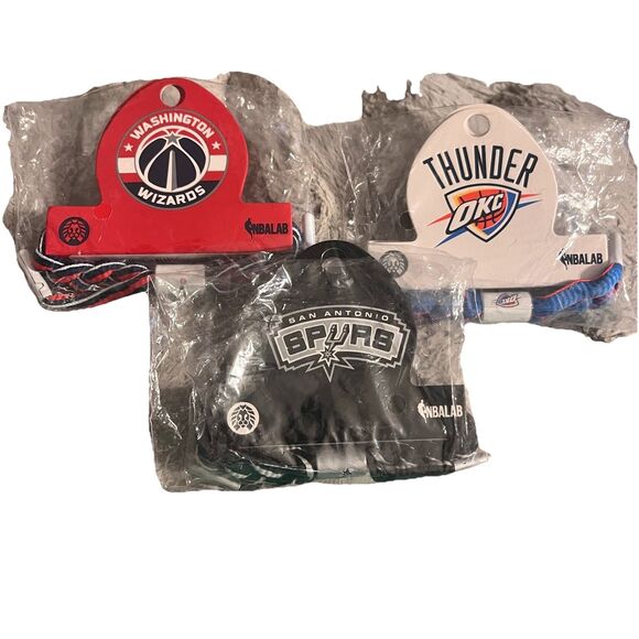 Lot of 3 Rastaclat NBA Team Bracelets Spurs Wizards OKC Thunder Braided NWT - Picture 8 of 8